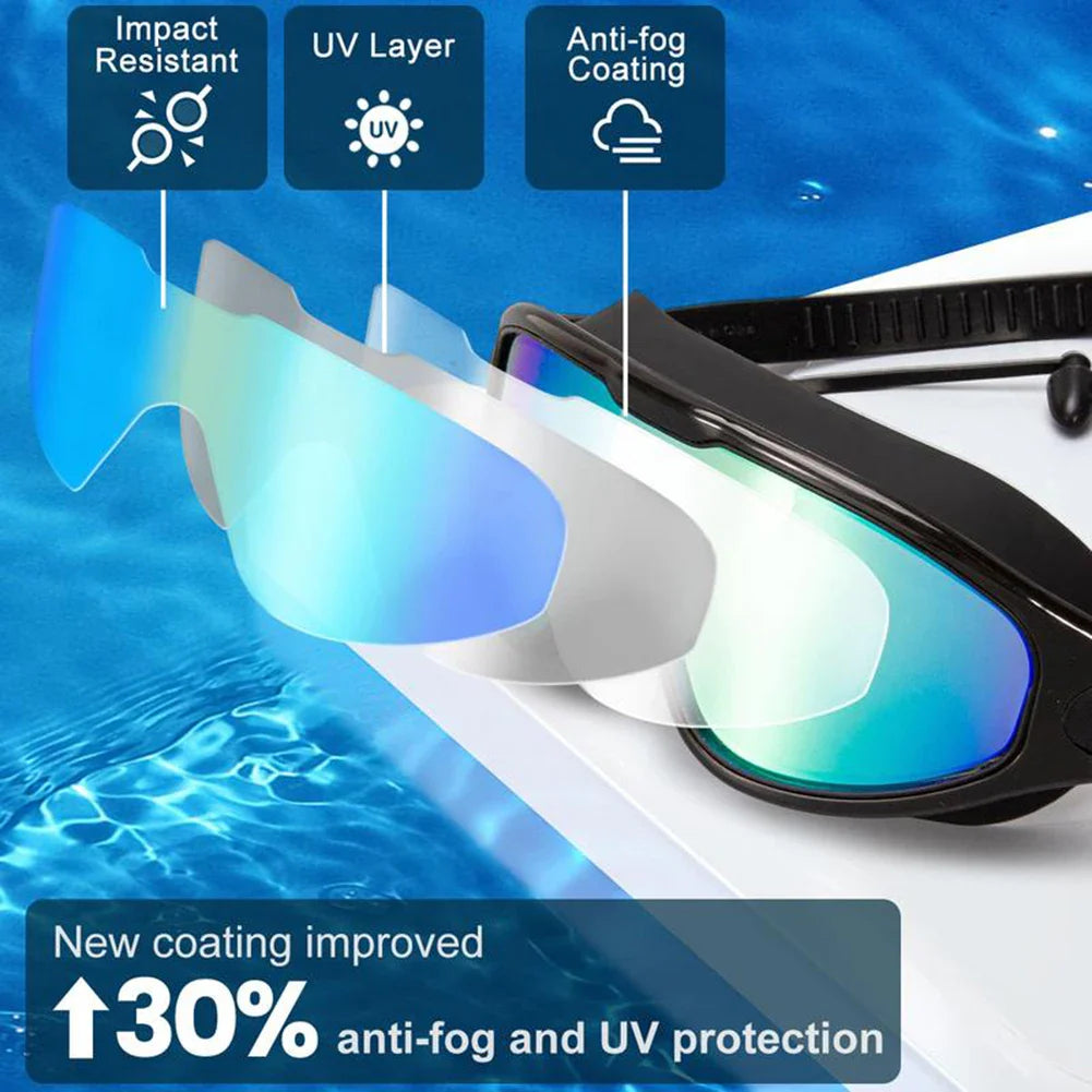 Crystal Clear Swim Goggles