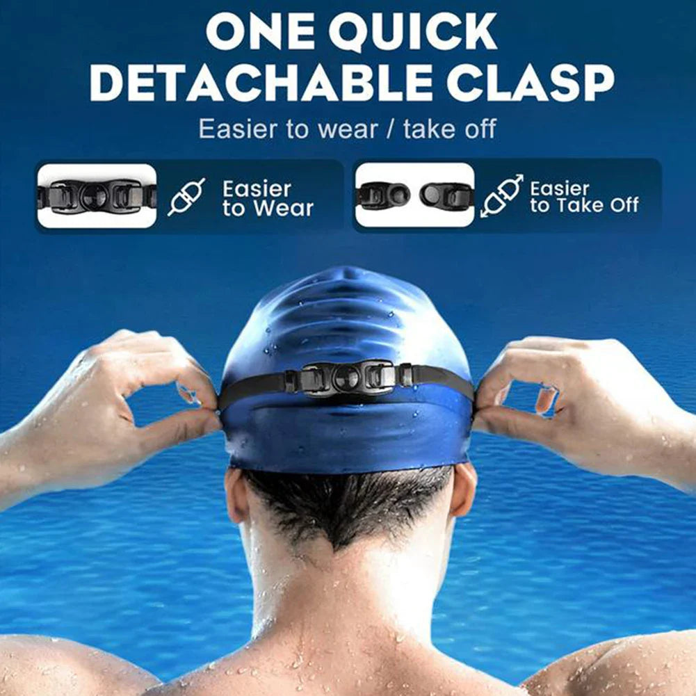 Adult Electroplated Swim Goggles Uv Protection Waterproof High-Definition Large Frame Swimming Goggles For Women Men Swimming