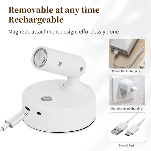 360° Rotating LED Wall Light