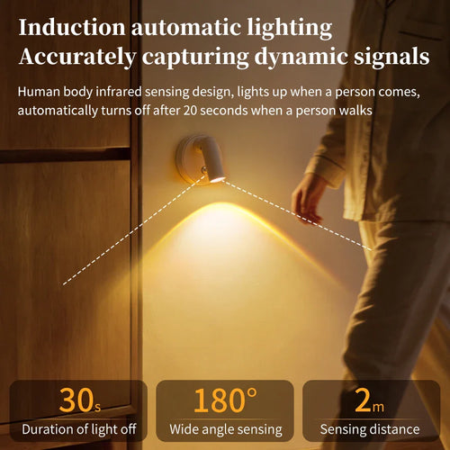 360° Rotating LED Wall Light