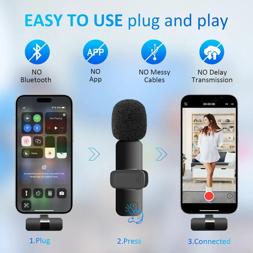 Crystal Clear Clip-On Mics
