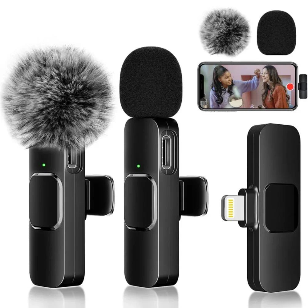 Crystal Clear Clip-On Mics